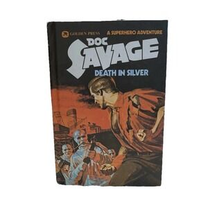 DOC SAVAGE #2‎ DEATH IN SILVER HARD COVER HC 1975